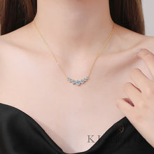 將圖片載入圖庫檢視器 Moissanite Smile Necklace 莫桑石七星微笑頸鏈
