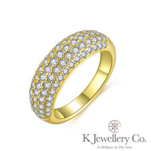 Load image into gallery viewer Moissanite Stars Stacking Ring 全莫桑石微鑲排戒指
