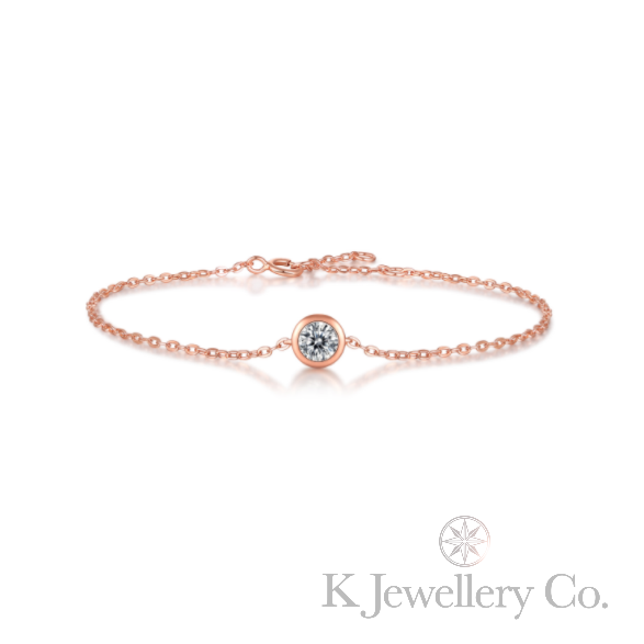 Moissanite Round Bracelet莫桑石圓泡泡手鏈