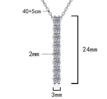 將圖片載入圖庫檢視器 Moissanite Eternal Unity Necklace 莫桑石恆一頸鏈
