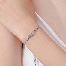 將圖片載入圖庫檢視器 Moissanite Starlight Cascade Bracelet 莫桑石星河流光手鏈
