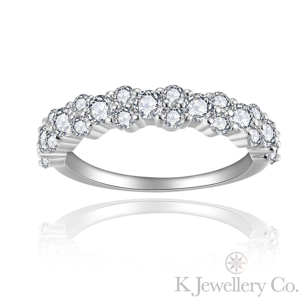 Moissanite Starlight Cluster Ring 莫桑石繁星點點戒指