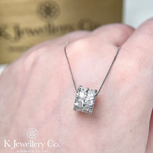 Load image into gallery viewer Moissanite Rolling Round Necklace Moissanite Rolling Round Necklace 
