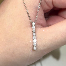 將影片載入圖庫檢視器並播放，Moissanite Eternal Unity Necklace 莫桑石恆一頸鏈
