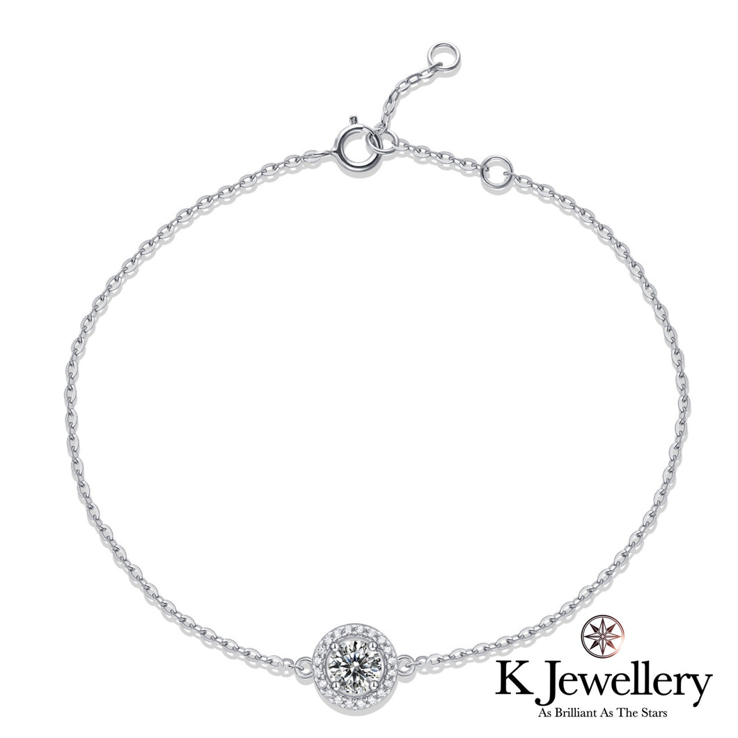 Moissanite Round Bracelet Moissanite round bracelet