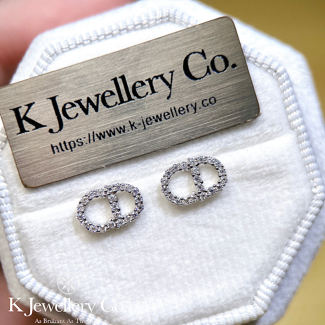 Moissanite CD Earrings