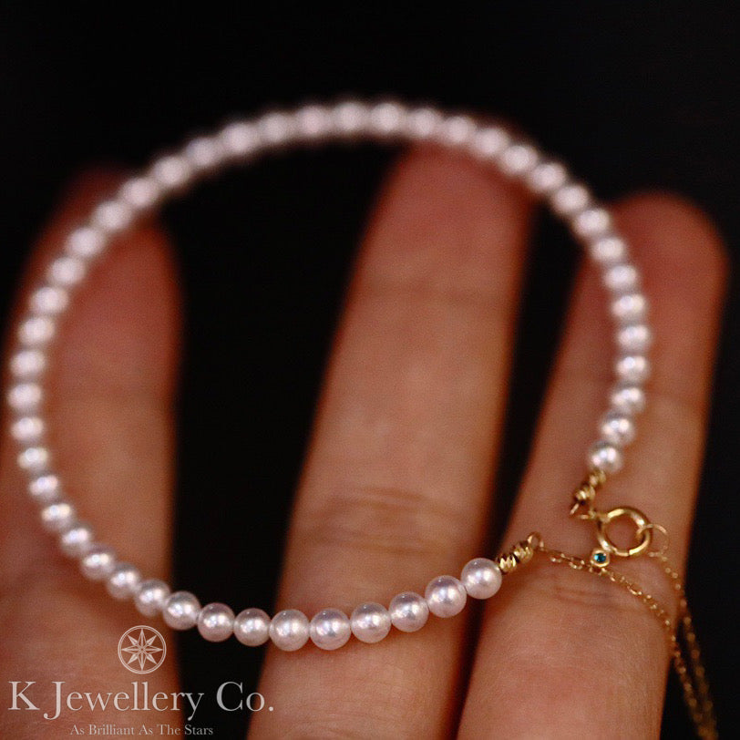 Pearl 18K Bracelet 18K Aurora Freshwater Pearl Bracelet