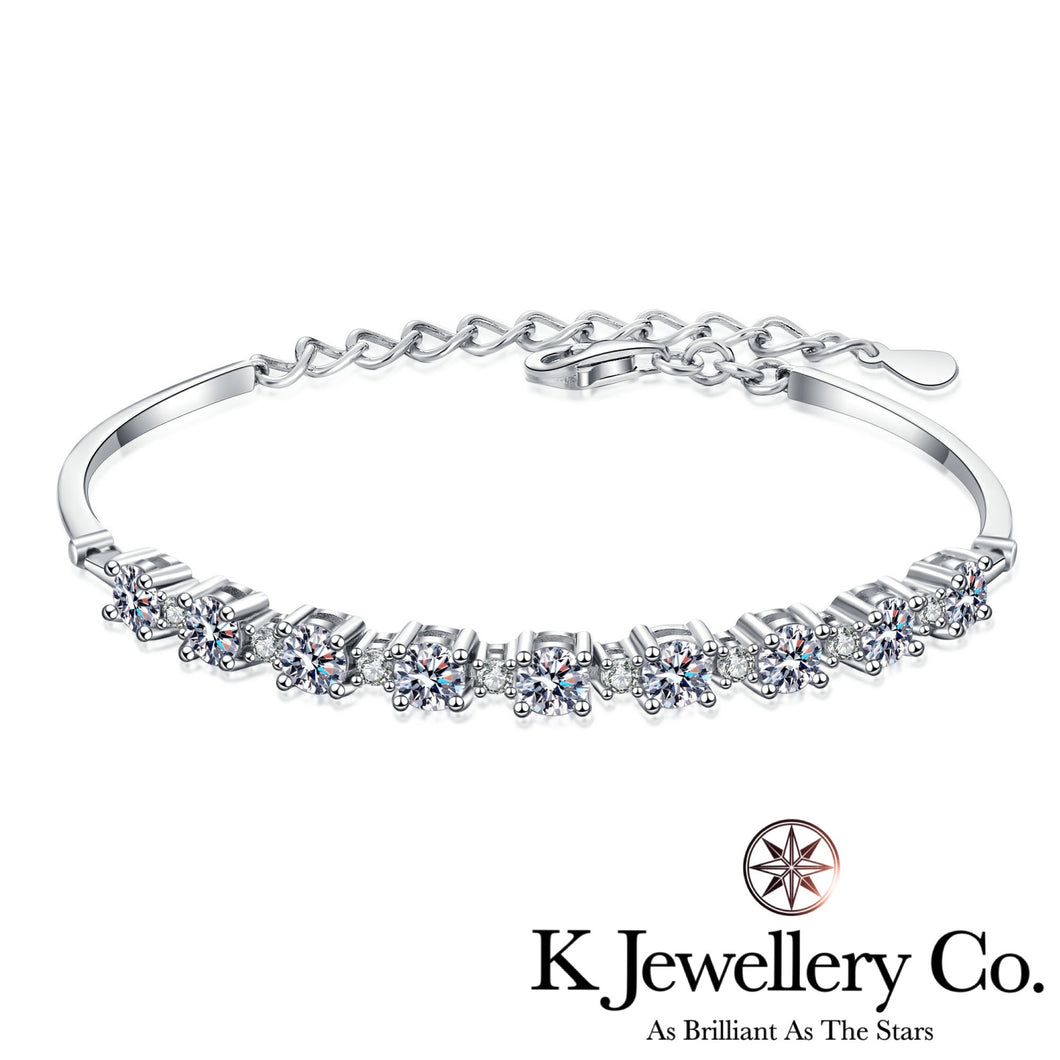 Moissanite Eternity Stars Bracelet Moissanite Eternity Stars Bracelet