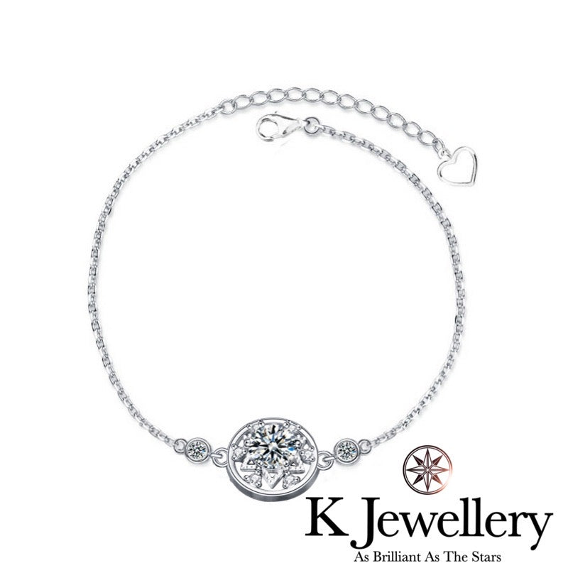 Moissanite Dreamcatcher Bracelet 莫桑石捕夢網手鏈