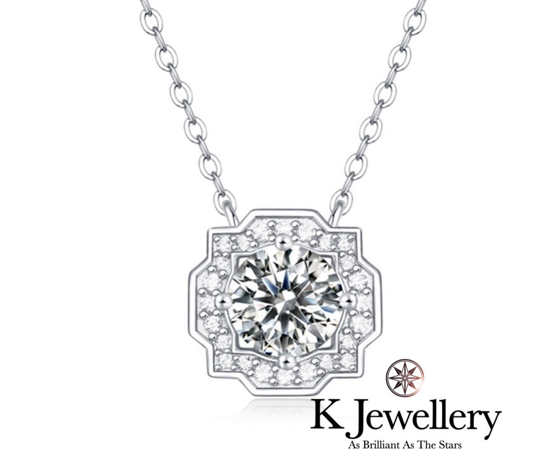 Moissanite Belle Necklace 莫桑石Belle 密鑲頸鏈